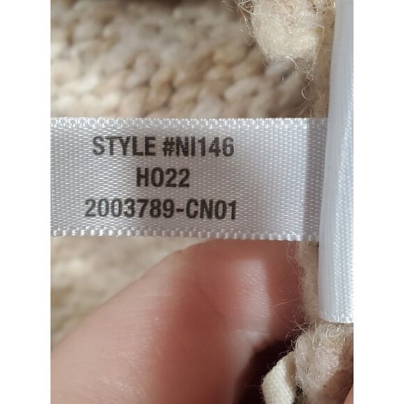 Madewell Wool Space-Dyed Long Oversized Cardigan Sweater Beige Pockets Womans XS - Picture 10 of 16